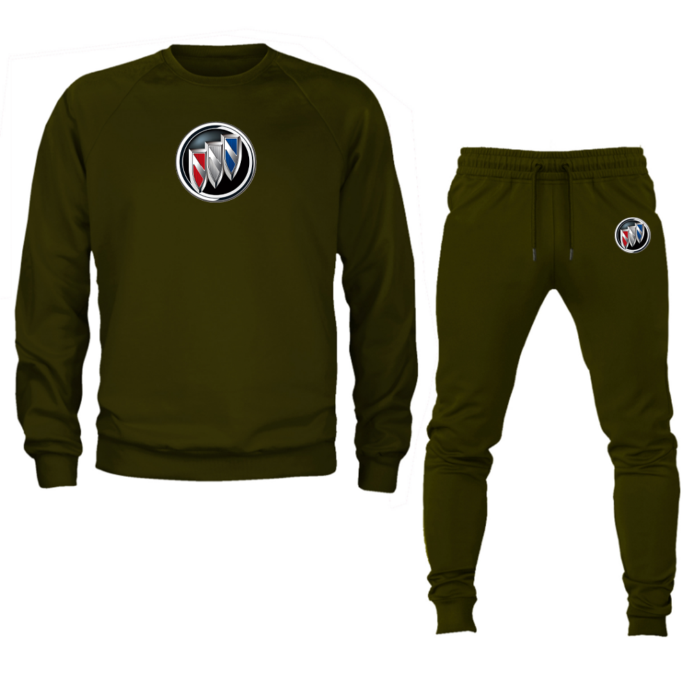 Men’s Buick Motorsports Car Crewneck Sweatshirt Joggers Suit