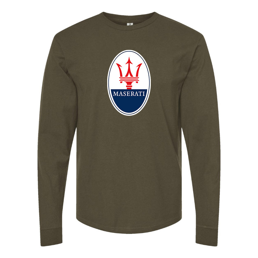 Men’s Maserati Car Long Sleeve T-Shirt