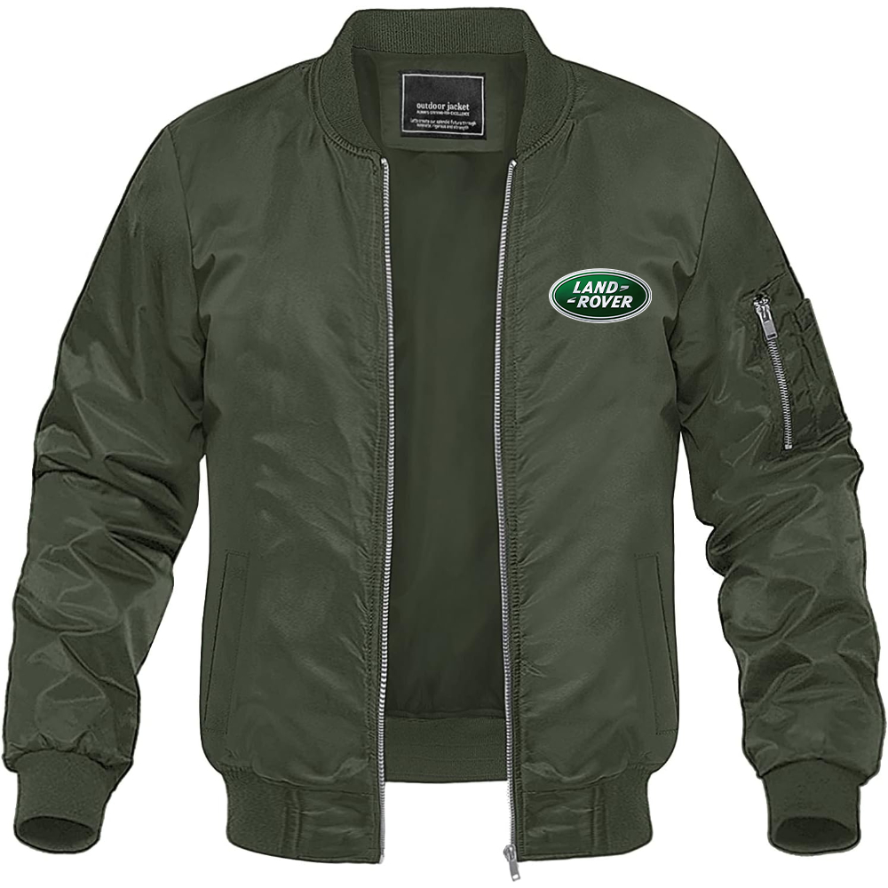 Men’s Land Rover Car Lightweight Bomber Jacket Windbreaker Softshell Varsity Jacket Coat