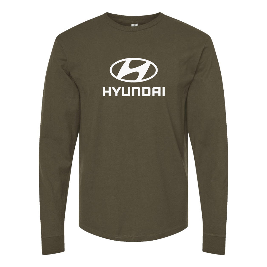 Men’s Hyundai Car Long Sleeve T-Shirt