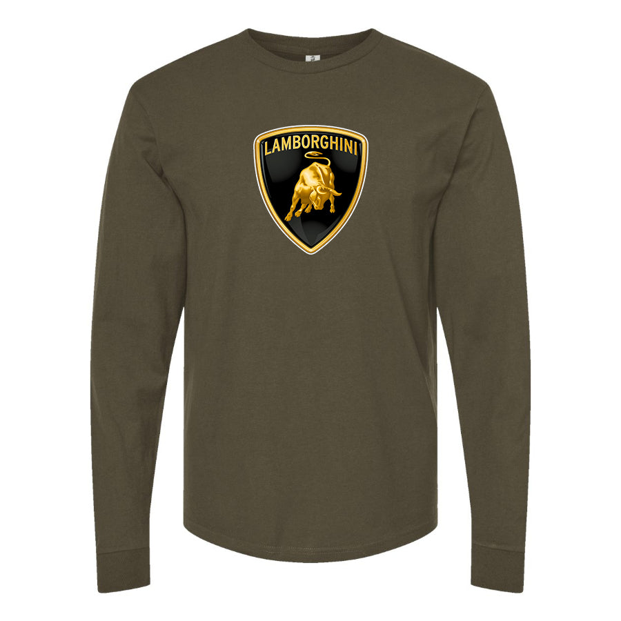 Men’s Lamborghini Car Long Sleeve T-Shirt