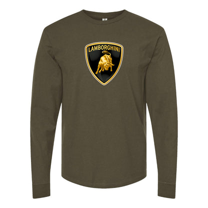 Men’s Lamborghini Car Long Sleeve T-Shirt