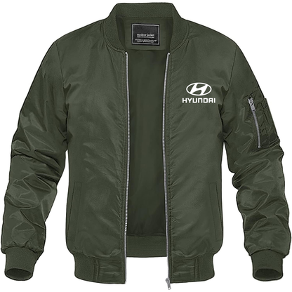 Men’s Hyundai Car Lightweight Bomber Jacket Windbreaker Softshell Varsity Jacket Coat