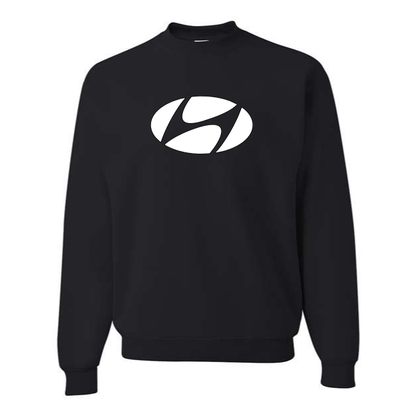 Men's Hyundai New Logo Car  Crewneck Sweatshirt