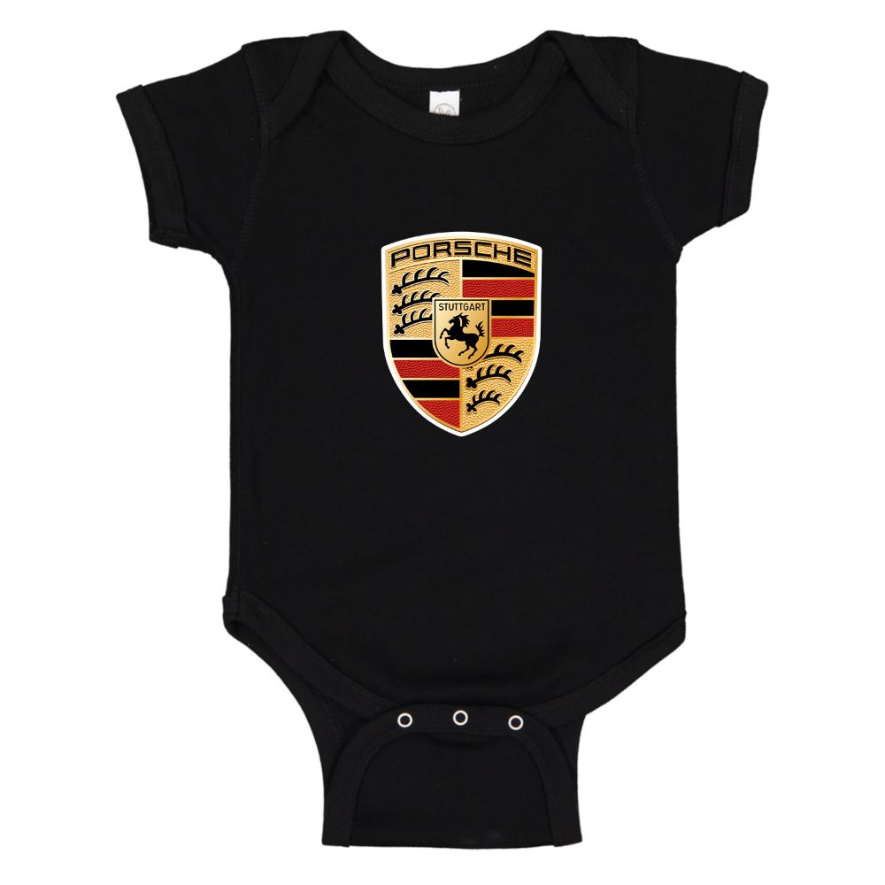 Porsche Car Baby Romper Onesie