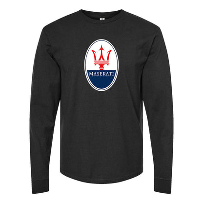 Men’s Maserati Car Long Sleeve T-Shirt