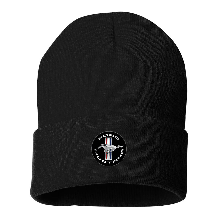 Ford Mustang Motorsport Car Beanie Hat