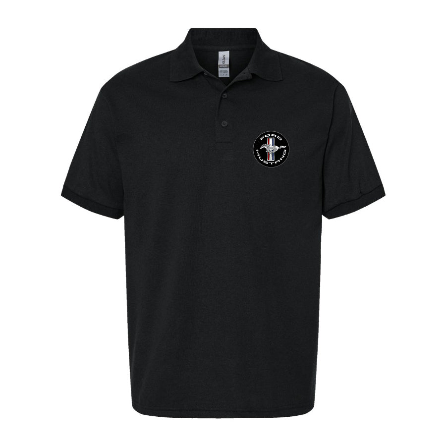 Men’s Ford Mustang Motorsport Car Dry Blend Polo