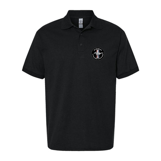 Men’s Ford Mustang Motorsport Car Dry Blend Polo