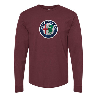 Men's Alfa Romeo Car Long Sleeve T-Shirt