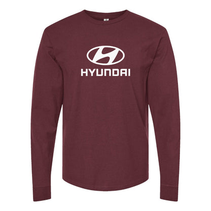 Men’s Hyundai Car Long Sleeve T-Shirt