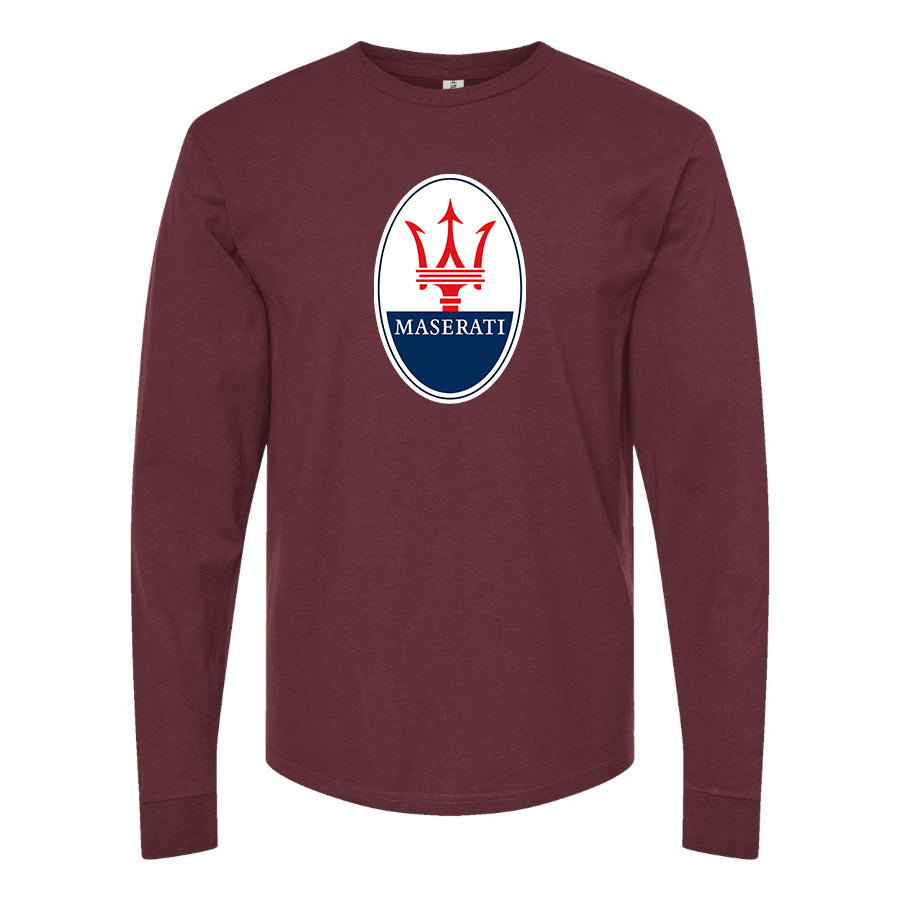 Men’s Maserati Car Long Sleeve T-Shirt