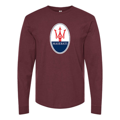 Men’s Maserati Car Long Sleeve T-Shirt