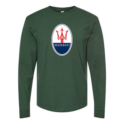 Men’s Maserati Car Long Sleeve T-Shirt