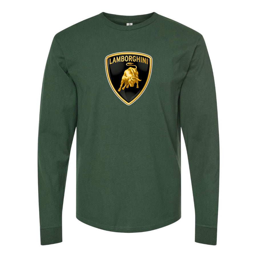 Men’s Lamborghini Car Long Sleeve T-Shirt