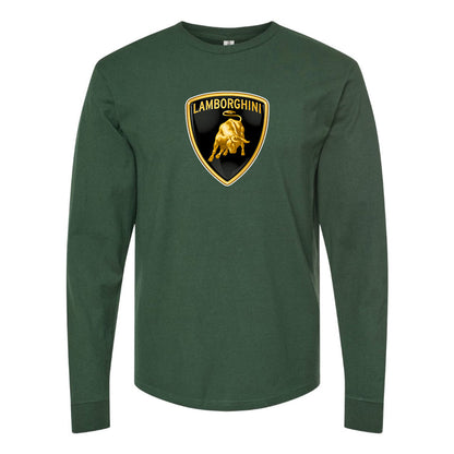 Men’s Lamborghini Car Long Sleeve T-Shirt