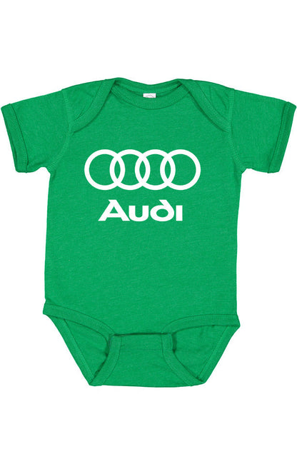 Audi Motorsports Car Baby Romper Onesie