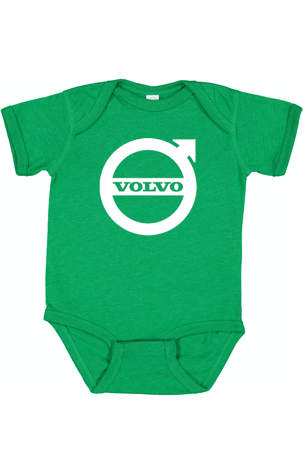 Volvo Car Baby Romper Onesie