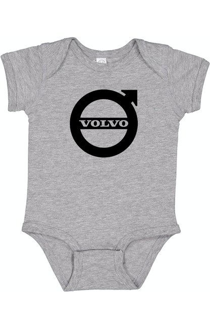 Volvo Car Baby Romper Onesie