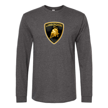 Men’s Lamborghini Car Long Sleeve T-Shirt