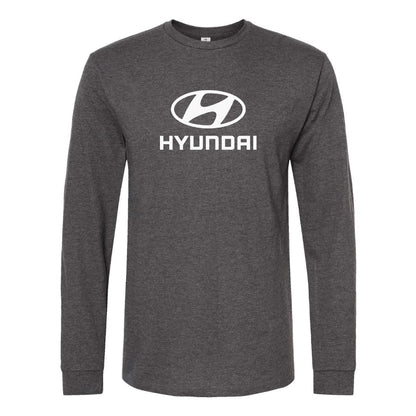 Men’s Hyundai Car Long Sleeve T-Shirt