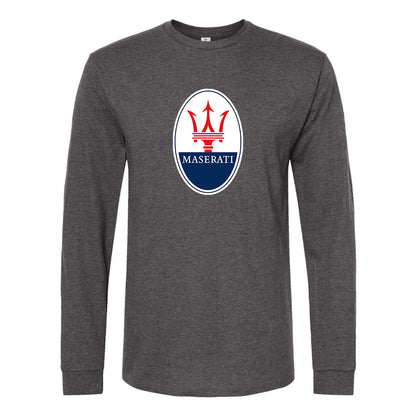 Men’s Maserati Car Long Sleeve T-Shirt