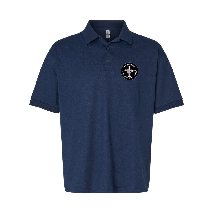 Men’s Ford Mustang Motorsport Car Dry Blend Polo