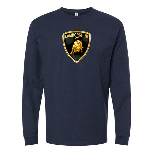 Men’s Lamborghini Car Long Sleeve T-Shirt