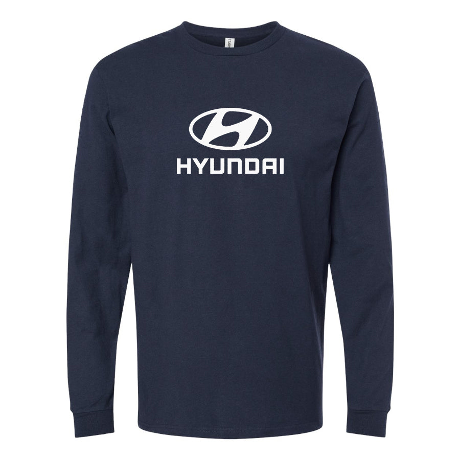 Men’s Hyundai Car Long Sleeve T-Shirt