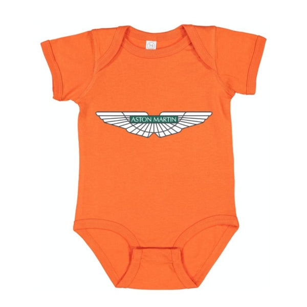 Aston Martin Motorsports Car Baby Romper Onesie