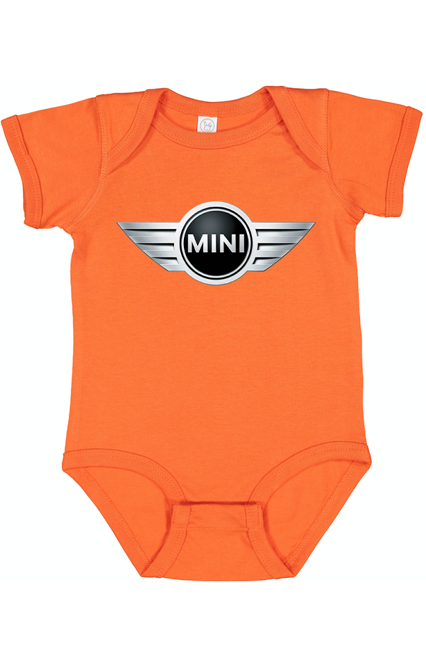 Mini Cooper Car Baby Romper Onesie