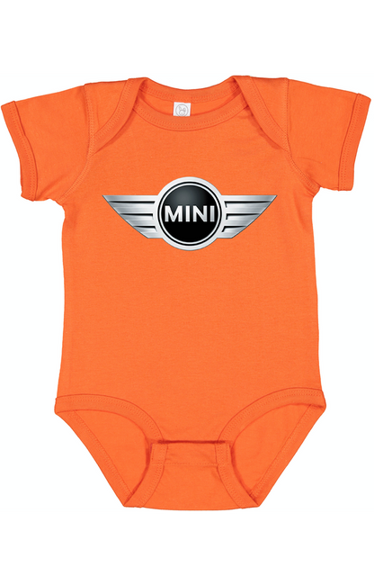 Mini Cooper Car Baby Romper Onesie