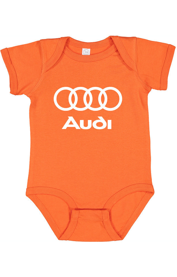 Audi Motorsports Car Baby Romper Onesie