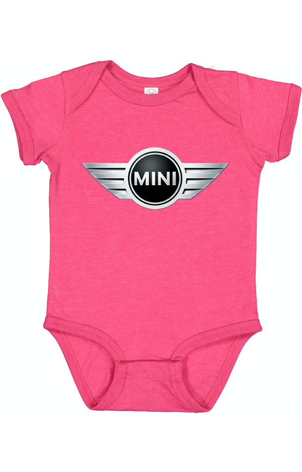 Mini Cooper Car Baby Romper Onesie