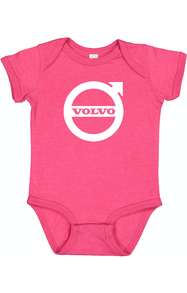 Volvo Car Baby Romper Onesie