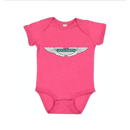 Aston Martin Motorsports Car Baby Romper Onesie