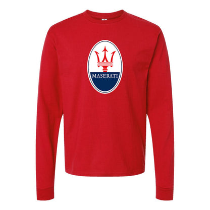 Men’s Maserati Car Long Sleeve T-Shirt