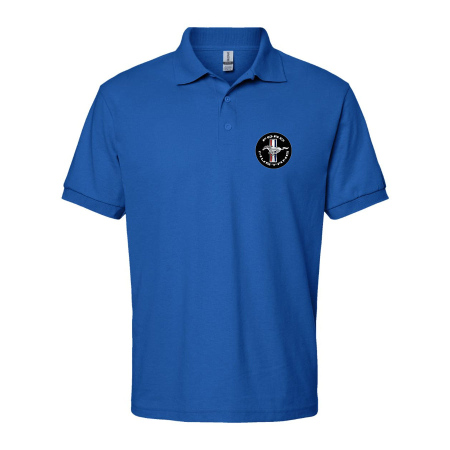 Men’s Ford Mustang Motorsport Car Dry Blend Polo