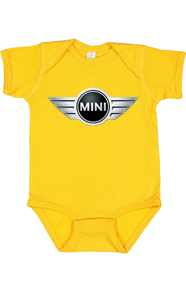 Mini Cooper Car Baby Romper Onesie