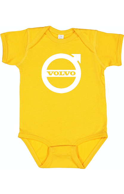 Volvo Car Baby Romper Onesie