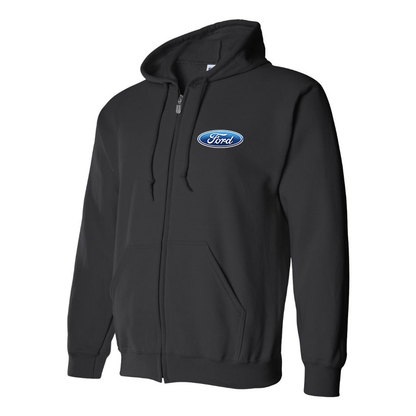 Men’s Ford Car Zipper Hoodie