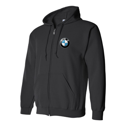 Men's BMW Motorsports Car Zipper Hoodie