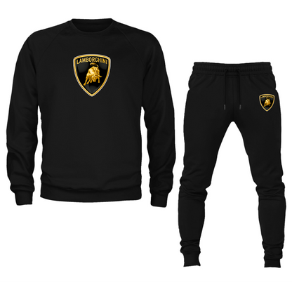 Men’s LamborghiniCar Crewneck Sweatshirt Joggers Suit