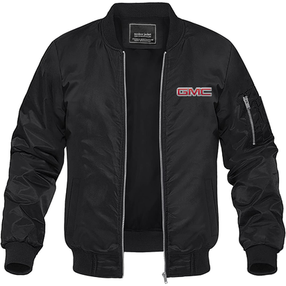 Men’s GMC Car Lightweight Bomber Jacket Windbreaker Softshell Varsity Jacket Coat