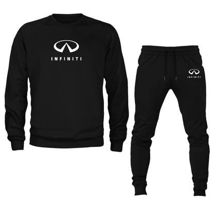 Men’s Infiniti Luxury Car Crewneck Sweatshirt Joggers Suit