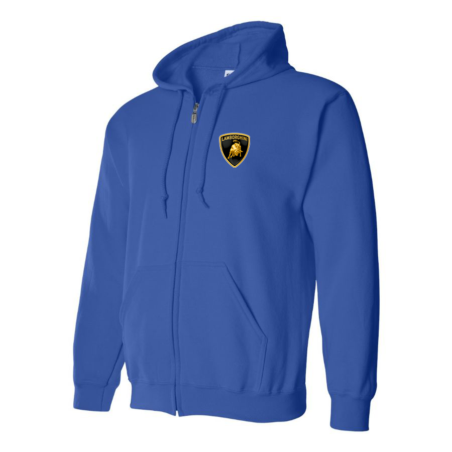 Men’s Lamborghini Car Zipper Hoodie