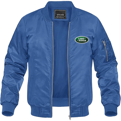 Men’s Land Rover Car Lightweight Bomber Jacket Windbreaker Softshell Varsity Jacket Coat