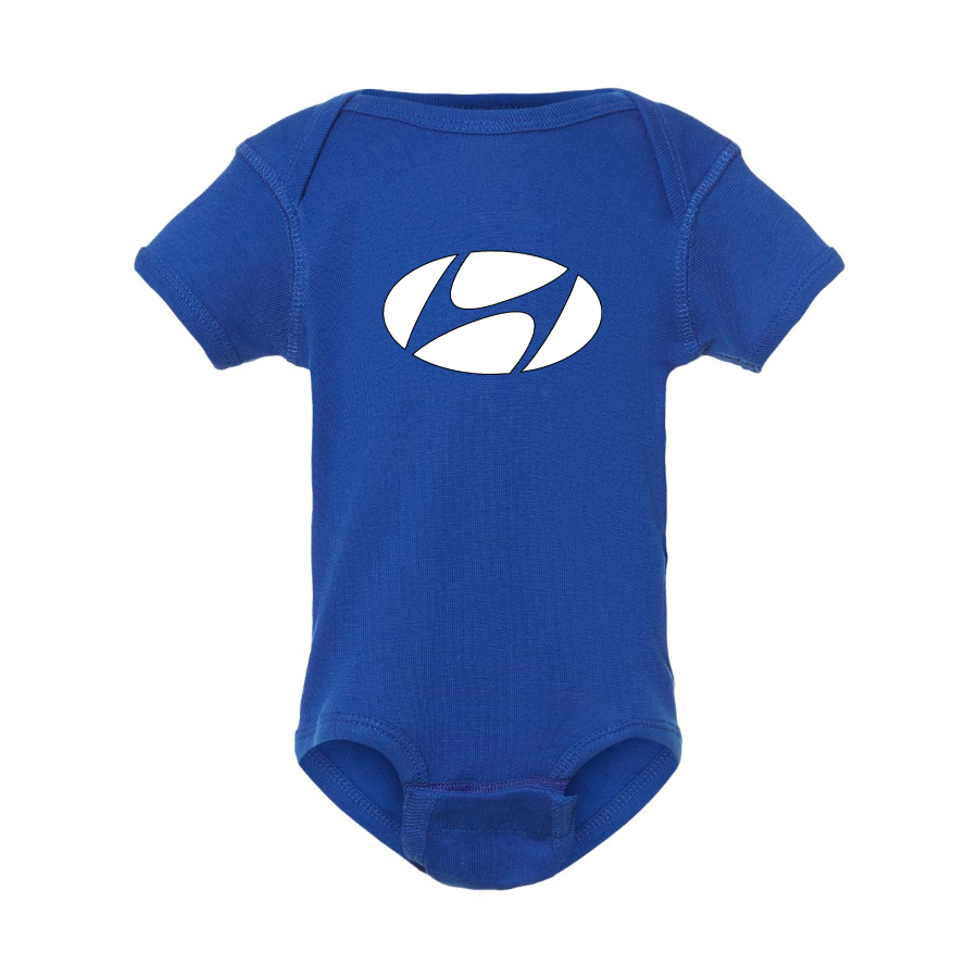 Hyundai New Logo Car  Baby Romper Onesie