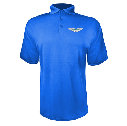 Men's Aston Martin Motorsports Car Polyester Polo