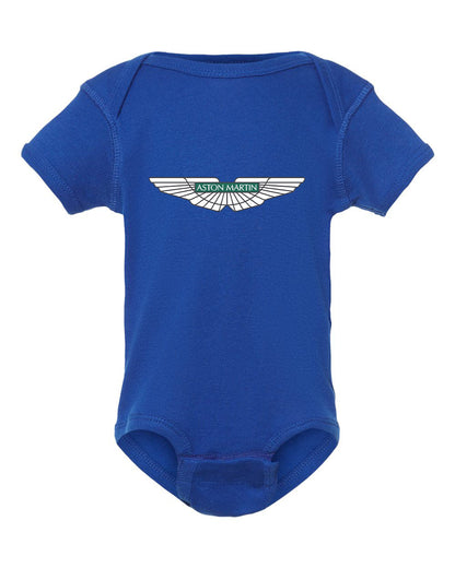 Aston Martin Motorsports Car Baby Romper Onesie